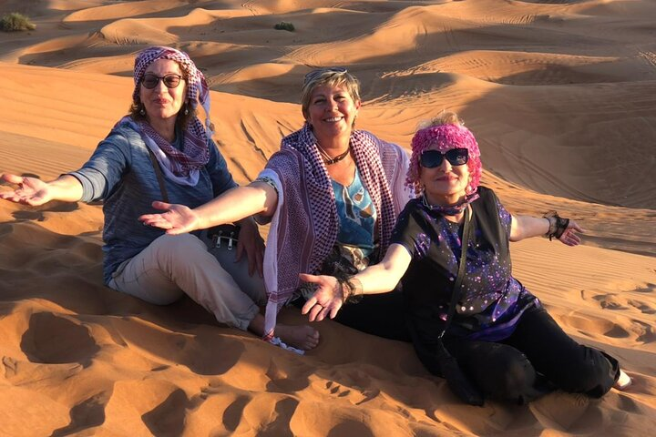 Immerse yourself in the golden sands of the Dubai desert where camaraderie meets adventure. Camel rides live shows and stunning landscapes create a memorable experience for every traveler.